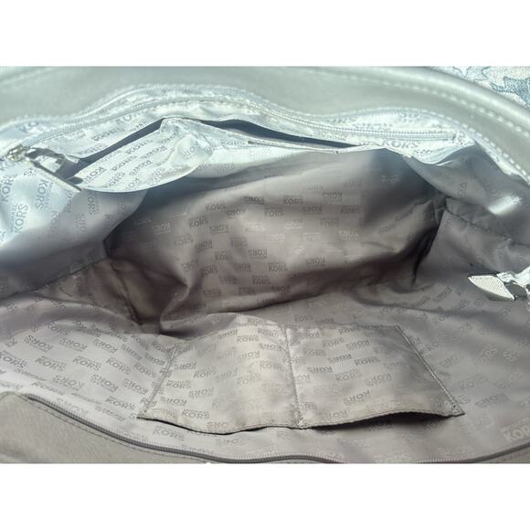 Michael Kors Gray Perforated Tote - Picture 5 of 12